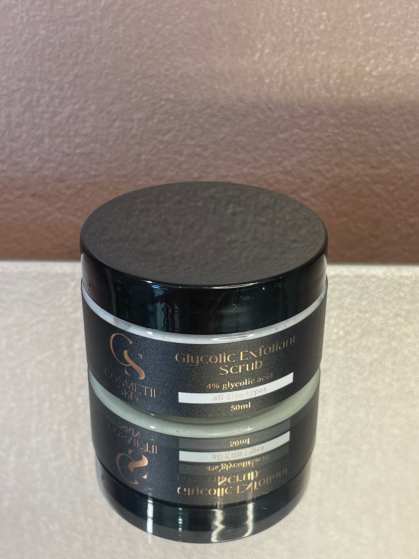 Glycolic exfoliant scrub