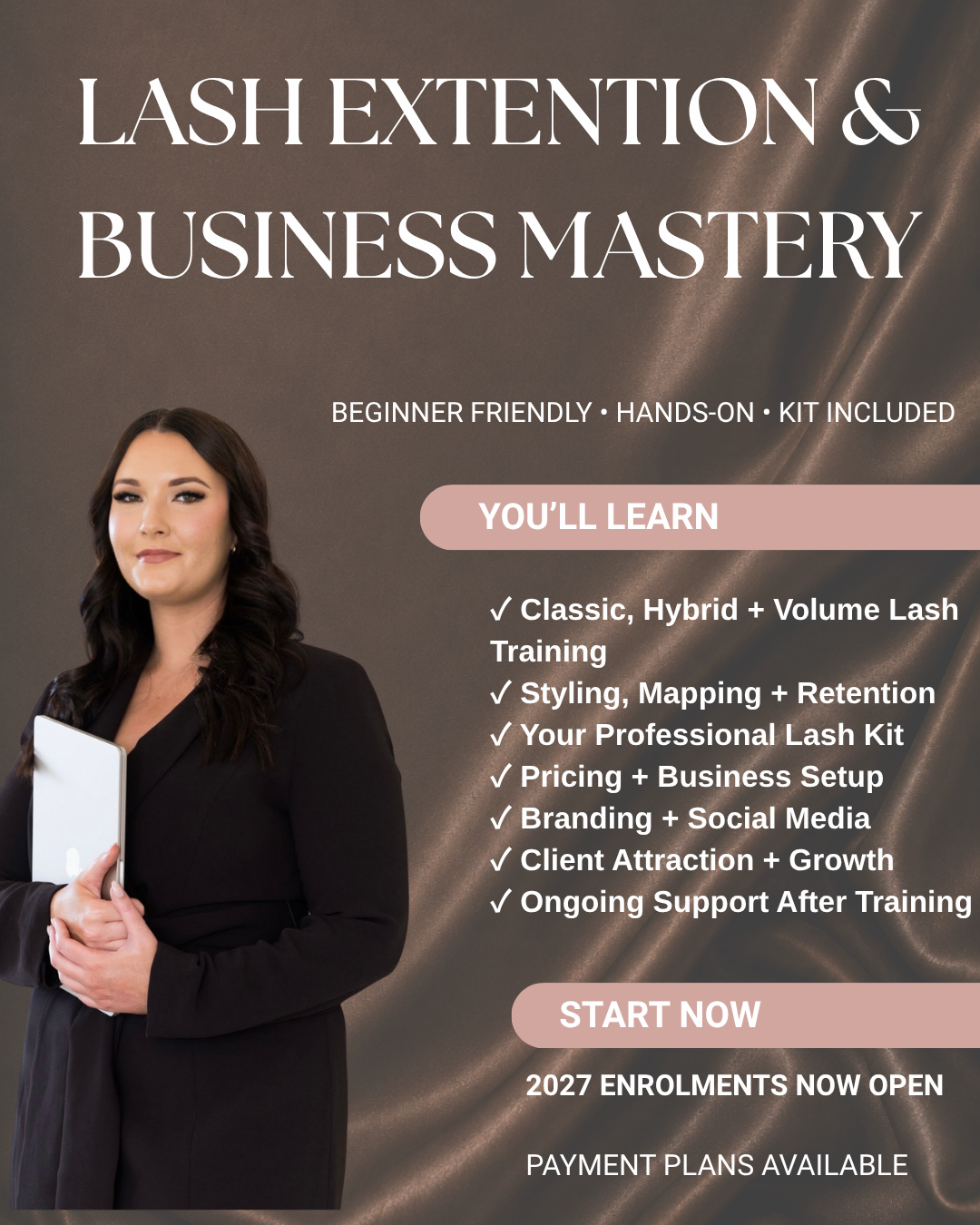 Lash Extention & Business Mastery Course